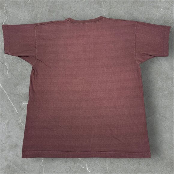 Rare True Vintage 70's Champion Brown University College PE Striped T-Shirt - XL - Picture 5 of 7